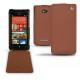 Capa em pele HTC Windows Phone 8X  - Marron ( Nappa - Pantone 1615C ) 