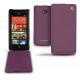 Capa em pele HTC Windows Phone 8X  - Lie de vin ( Pantone 5115C ) 