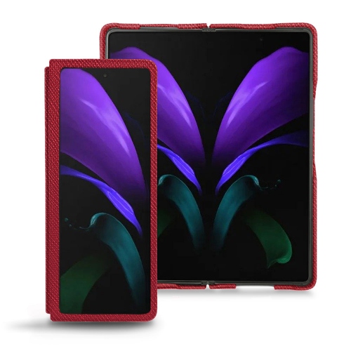 三星Galaxy Z Fold2的皮壳Rouge passion ( Pantone #a6192e ) 