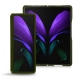 Samsung Galaxy Z Fold2 leather cover - Vert Veggie