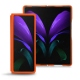 Funda de piel Samsung Galaxy Z Fold2 - Orange fluo - Couture