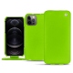 Funda de piel Apple iPhone 12 Pro Max - Vert fluo