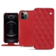 Funda de piel Apple iPhone 12 Pro Max - Rouge troupelenc - Couture