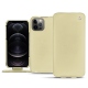 Capa em pele Apple iPhone 12 Pro - Beige ( Nappa - Pantone 7502C ) 