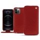 Capa em pele Apple iPhone 12 Pro - Tomate ( Pantone 187C ) 