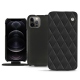 Capa em pele Apple iPhone 12 Pro - Noir - Couture ( Nappa - Black ) 