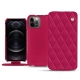 Funda de piel Apple iPhone 12 Pro - Rose fluo - Couture