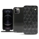 Custodia in pelle Apple iPhone 12 Pro - Onyx - Couture