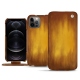 Apple iPhone 12 Pro leather case - Doré Patine