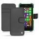 Housse cuir Nokia Lumia 630 - 635 - Noir ( Nappa - Black ) 