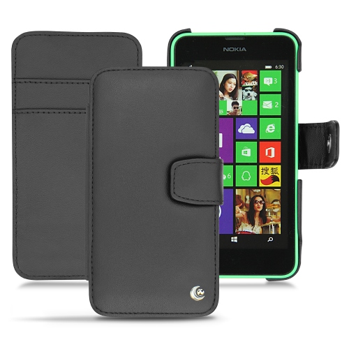 Custodia in pelle Nokia Lumia 630 - 635