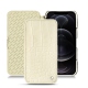 Capa em pele Apple iPhone 12 Pro Max - Crocodile milk