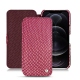 Housse cuir Apple iPhone 12 Pro Max - Serpent ciclamino