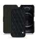 Custodia in pelle Apple iPhone 12 Pro Max - Dark vintage - Couture