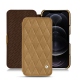 Apple iPhone 12 Pro Max leather case - Sable vintage - Couture