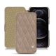 Custodia in pelle Apple iPhone 12 Pro Max - Taupe vintage - Couture