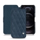 Capa em pele Apple iPhone 12 Pro Max - Jean vintage - Couture