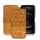Housse cuir Apple iPhone 12 Pro Max - Or Maïa - Couture