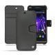 Wiko Wax  leather case - Noir ( Nappa - Black ) 