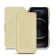 Custodia in pelle Apple iPhone 12 Pro Max - Beige PU