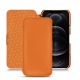 Housse cuir Apple iPhone 12 Pro Max - Orange PU