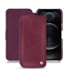 Funda de piel Apple iPhone 12 Pro - Prune vintage ( Pantone 512C ) 