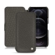 Capa em pele Apple iPhone 12 Pro - Anthracite ( Pantone 424C ) 