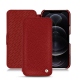 Apple iPhone 12 Pro leather case - Tomate ( Pantone 187C ) 