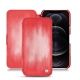 Housse cuir Apple iPhone 12 Pro - Rose Patine