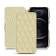 Apple iPhone 12 Pro leather case - Beige - Couture ( Nappa - Pantone 7502C ) 