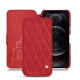Apple iPhone 12 Pro leather case - Rouge troupelenc - Couture