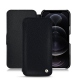 Housse cuir Apple iPhone 12 Pro - Noir élégant
