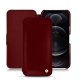 Apple iPhone 12 Pro leather case - Rouge Veggie