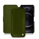 Housse cuir Apple iPhone 12 Pro - Vert Veggie