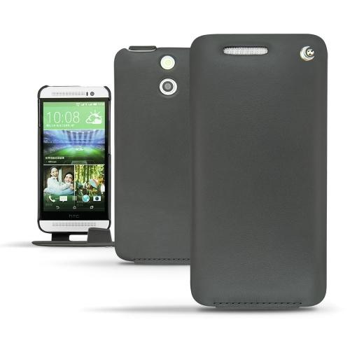 Capa em pele HTC One E8  - Noir ( Nappa - Black ) 