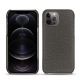 Custodia in pelle Apple iPhone 12 Pro Max - Anthracite ( Pantone 424C ) 