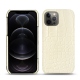 Funda de piel Apple iPhone 12 Pro Max - Crocodile milk