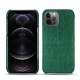 Coque cuir Apple iPhone 12 Pro Max - Crocodile pino