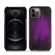 Coque cuir Apple iPhone 12 Pro Max - Violet Patine