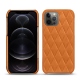 Apple iPhone 12 Pro Max leather cover - Mandarine vintage - Couture