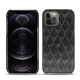Custodia in pelle Apple iPhone 12 Pro Max - Onyx - Couture