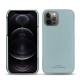 Funda de piel Apple iPhone 12 Pro Max - Bleu Ciel PU