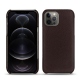 Apple iPhone 12 Pro Max leather cover - Marron envoûtant