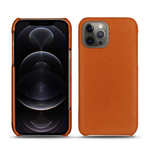 Ledertaschen für Apple iPhone 12 Pro MaxOrange vibrant ( Pantone #e36b39 ) 