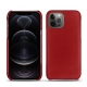 Custodia in pelle Apple iPhone 12 Pro - Rouge ( Nappa - Pantone 199C ) 