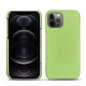 レザーケース Apple iPhone 12 Pro - Vert olive ( Nappa - Pantone 578U ) 