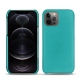 レザーケース Apple iPhone 12 Pro - Bleu fluo