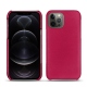 Funda de piel Apple iPhone 12 Pro - Rose fluo