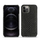 Capa em pele Apple iPhone 12 Pro - Serpent nero