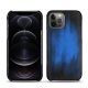 Custodia in pelle Apple iPhone 12 Pro - Bleu Patine